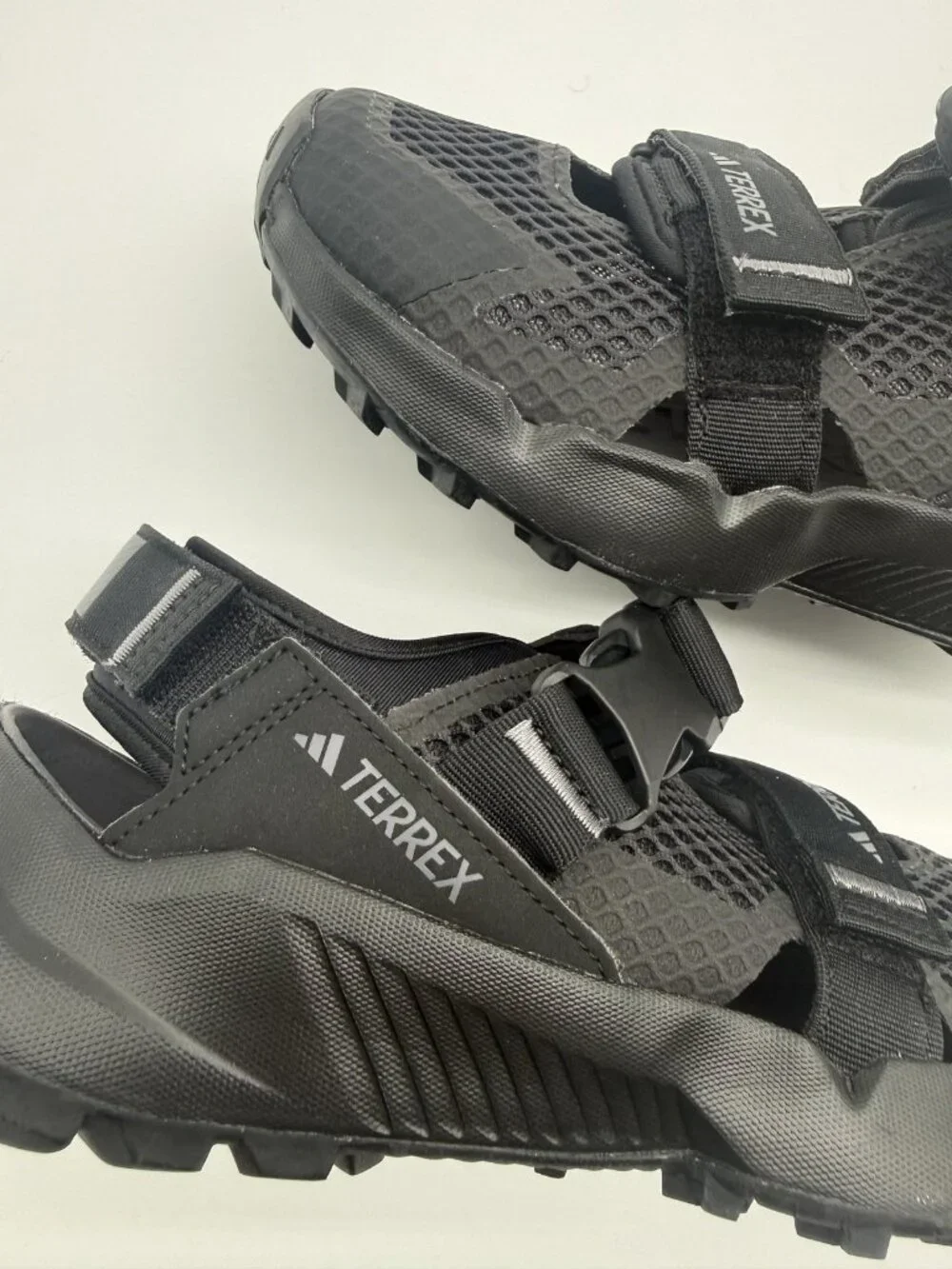 New Adidas Terrex Hydroterra A Sandals Men's Size 7 Black Trail Hiking IF7596